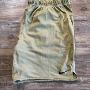 Nike Gold Athletic Shorts